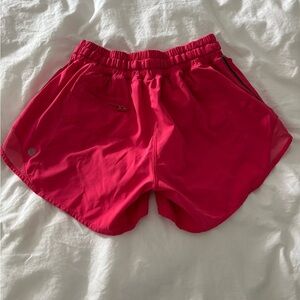 Lululemon Red Athletic Shorts